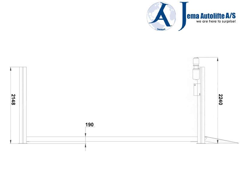 Jema Autonostine 4 Post Alignment Lift JA5000F-E