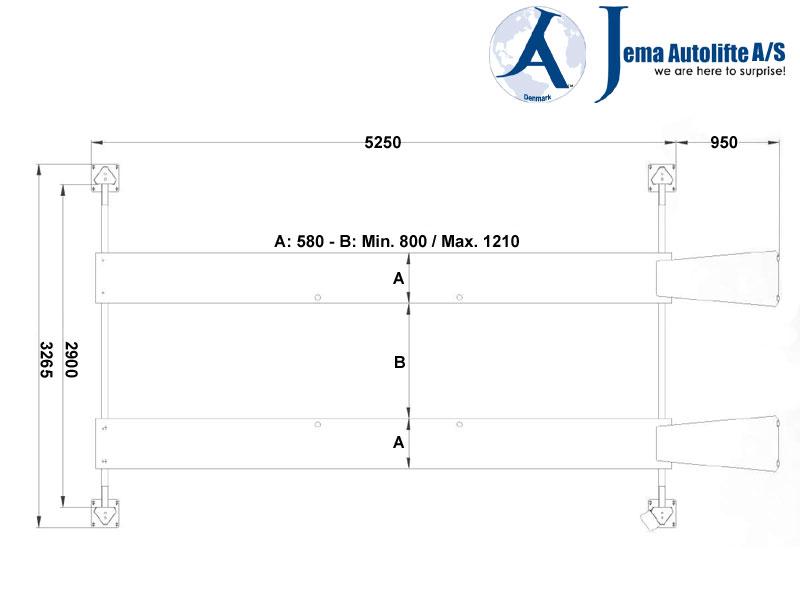 Jema Autonostine 4 Post Alignment Lift JA5000F-E
